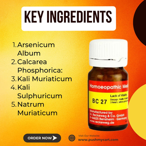 Dr. Reckeweg Bio-Combination 27 (BC 27) Tablet